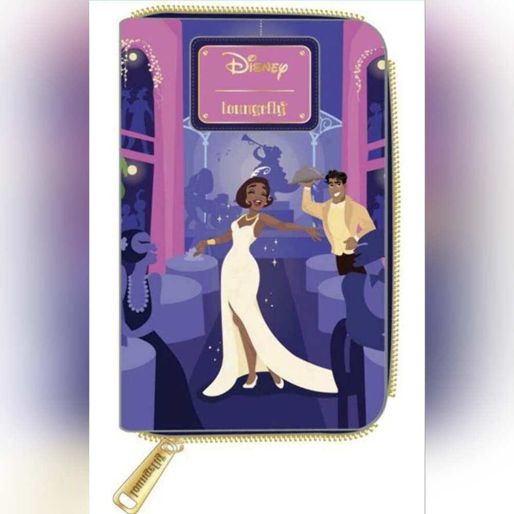 Loungefly X Disney Princess And The Frog Tiana'sPalace Zip Around Wallet